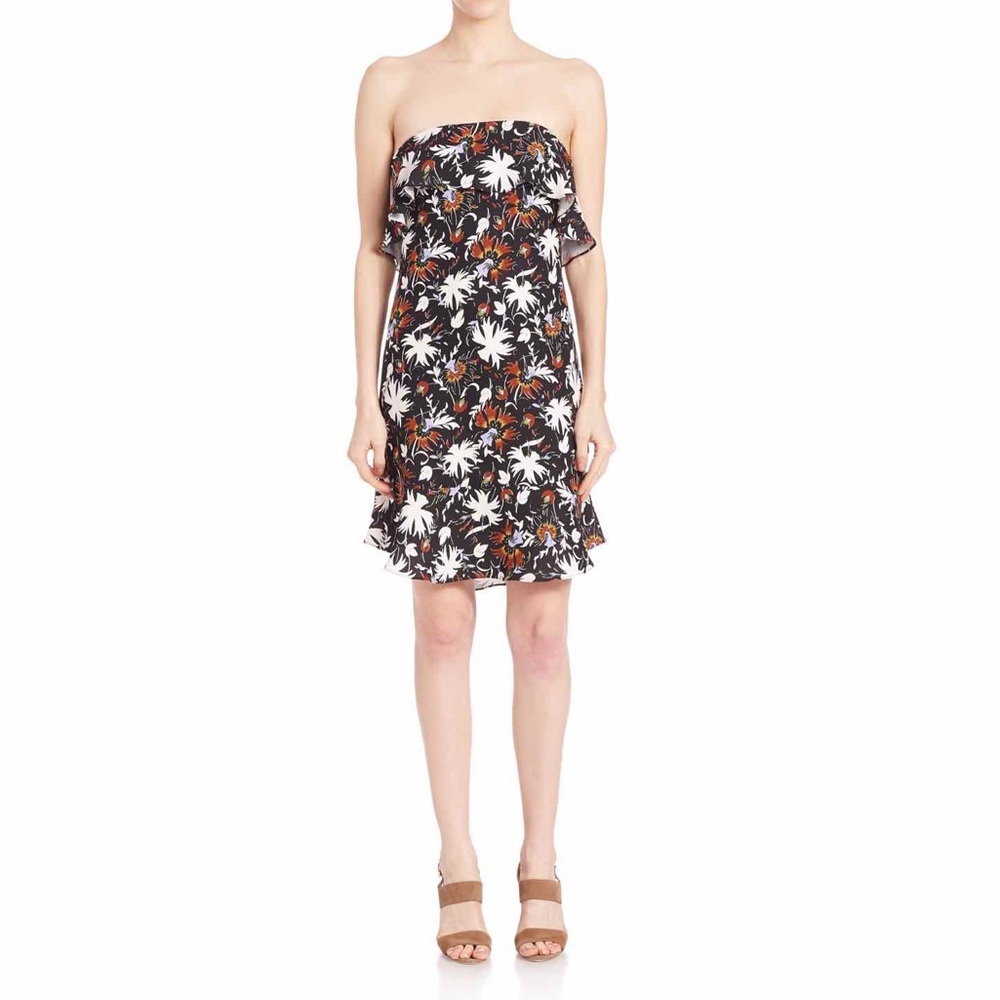 A.L.C. Black Romy Strapless Dress